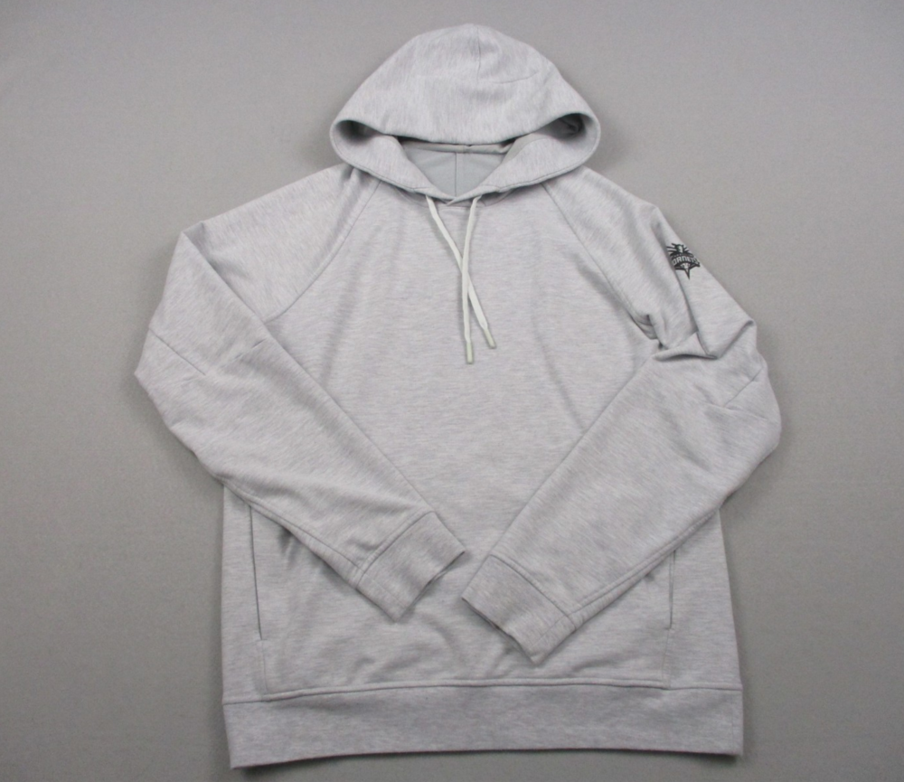 Lululemon Hoodie Men Medium Gray Pullover Performance Tech Charlotte Hornets M